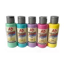 Set Acrílicos Ad 60 Ml X 52 Unidades Pintura Acrílica Envíos