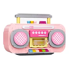 Miniatura De Montar Loz - Musical Instrument Pink Radio 1120