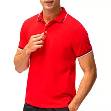Playera Polo Hombre Manga Corta Moda Casual Camisa