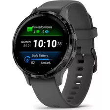 Smartwatch Garmin Venu 3s 010-02785-03, Pulseira Preta