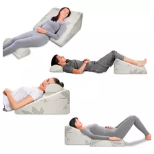 Cojin Antireflujo Y Almohada Memory Foam Multiusos 4en1 . 