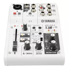 Yamaha Ag03 Mixer 3 Canales Interfase Usb Fx Para Streaming.