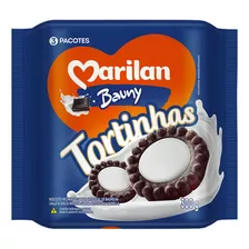 Biscoito Tortinhas Baunilha E Chocolate Bauny Marilan 300g