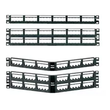 Panduit Uicmpp24bly Panel De Parche Plano 24port Negro