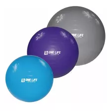 Kit Com 3 Bolas De Pilates 55cm 65cm E 75 Cm