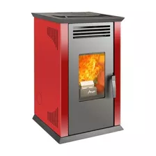 Calefactor A Pellet Amesti Italy 8100 Roja