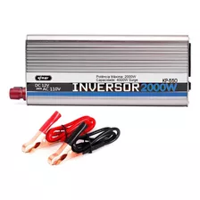 Inversor Tensão Placa Solar 2000w 12v Para 110v Conversor