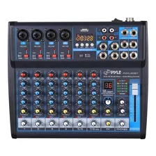 Pyle 8-ch. Estudio Dj Mixer [interfaz De Mezcla De Audio De 