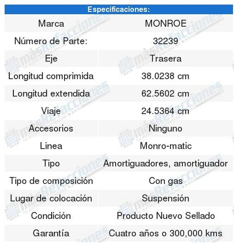 F-450 Super Duty 2 Amortiguadores Monro-matic Monro-matic Foto 2