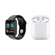 Combo Reloj Inteligente + Audífonos Inalámbricos Bluetooth