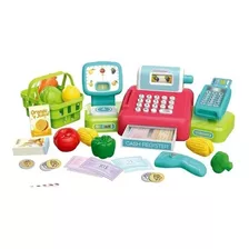 Mercadinho De Brinquedo Portatil Infantil Baby Style Cor Verde