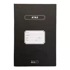 Livro Ata 100 Fls S/margem 210x305mm Pcte C/5 Unid Capa Dura