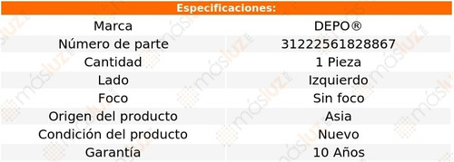 Calavera Izq S/foco Renault Trafic 07/14 Depo Foto 4