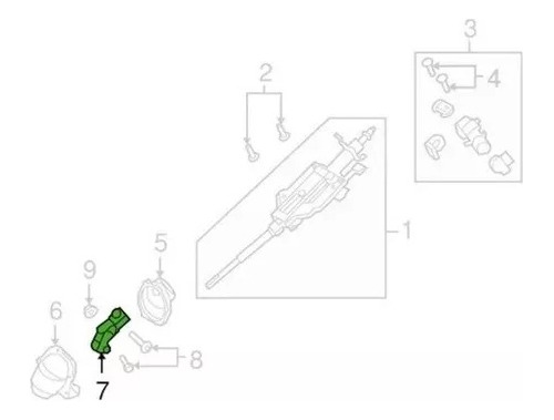 Cruceta Volante (nudo) Ford Escape 2008 2009 2010 2011 2012 Foto 8