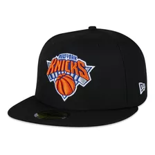 Boné New Era 59fifty Aba Reta Nba New York Knicks Fechado