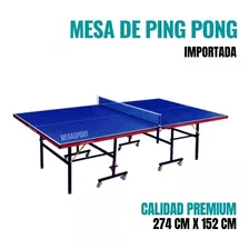 Mesa De Ping Pong Con Medidas Reglamentarias 