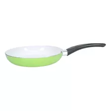 Sarten Antiadherente Doble Verde 24 Cm Aluminio Teflon Mango