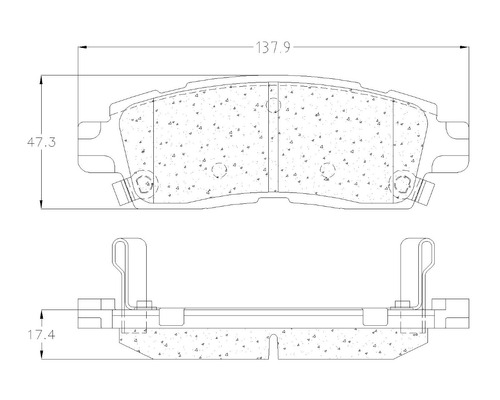 Balatas Traseras Gmc Acadia 2010 - 2015 Grc Foto 2