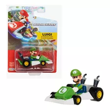 Figura Mario Kart Original Autitos - Luigi
