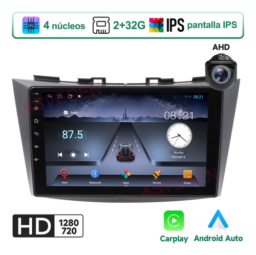 Coche Estreo Android Para Suzuki Swift 2010-2017 Carplay Bt Foto 4