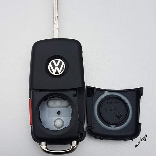 Carcasa Llave Control Vw Gol Polo 2013 2014 2015 2016 2017  Foto 5