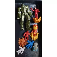 Ironman Lote Marvel Universe Action Figures Muscle Man 80s