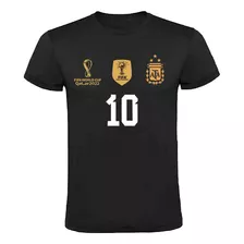 Remera Argentina - Afa Escudo - Futbol - Campeon Del Mundo