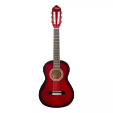 Guitarra Clásica Valencia Vc101 Niño 1/4 Rojo Orientación De La Mano Diestro