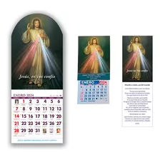 Jesús Misericordioso Calendarios 2024 + Señalador X 25 Unid.