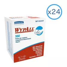 Paños De Limpieza Reutilizable Wypall X60 24x50un 1200 Paños