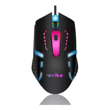 Mouse Gamer Com Led Color Óptico 3600dpi Usb Bm-612