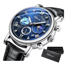 Reloj Cronógrafo Luminoso Chenxi Moon Phase