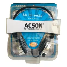 Acson Auriculares As-675 Plateado Outlet