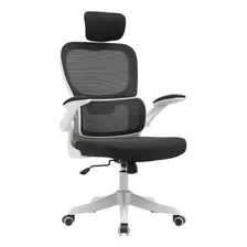 Silla De Escritorio Eke Life Home 2023 Yx-2023 Ergonómica Negra Con Tapizado De Mesh Y Tela