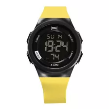 Relógio Digital Masculino Everlast Amarelo Claro E7398