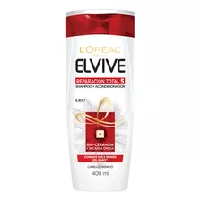 Shampoo 2en1 Reparación Total 5 Elvive L'oréal 400ml