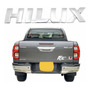 Emblema Hilux Toyota Negro Mate Platn Accesorio Lujo Pickup Toyota Pickup-22R