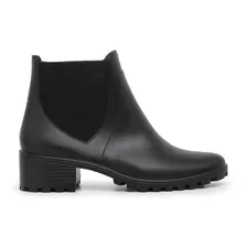 Bota Feminina Cano Curto Impermeável Com Elástico Macia B750