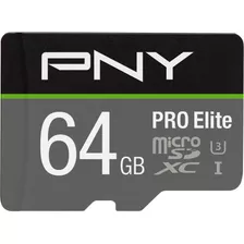 Pny Technologies 64gb Pro Elite Microsdxc Memory Card (u3)