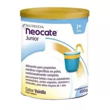 Leche De Fórmula En Polvo Sin Tacc Nutricia Neocate Junior Sabor Vainilla En Lata De 1 De 400g - 12 Meses A 10 Años