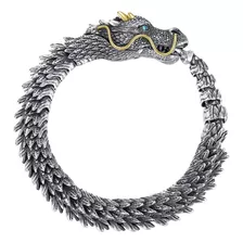 Pulseras Para Hombre De Serpiente Fashion Real Hecha A Mano