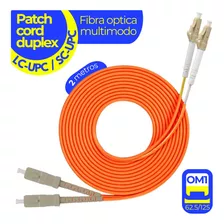 Patch Cord Fibra Óptica Multimodo Duplex Lc/upc-sc/upc 2mt
