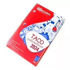 Taco Calendario 2024 Medoro 8,5 X 13 Cm