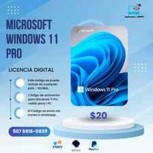 Licencia Digital Windows 11