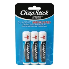 Chapstick Balsamo Labial Classic Medicated Pack X3 