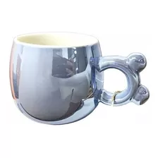 Taza Efecto Espejo Con Mango Orejitas De Oso Mug Tazón / R&r