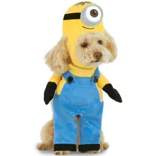 Disfraz De Minion Para Perro Talla Medium Halloween