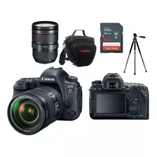 Canon 6d Mark Ii 24-105mm Is Ii + Bolsa+tripé+64gb Nota Fiscal