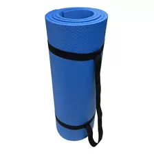 Esteirinha Colchonete Yoga Exercícios (200 X 52 X 10mm) Cor Azul