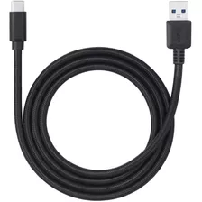 Cable Usb A Usb C De Perixx, Negro/trenzado/3 Pies